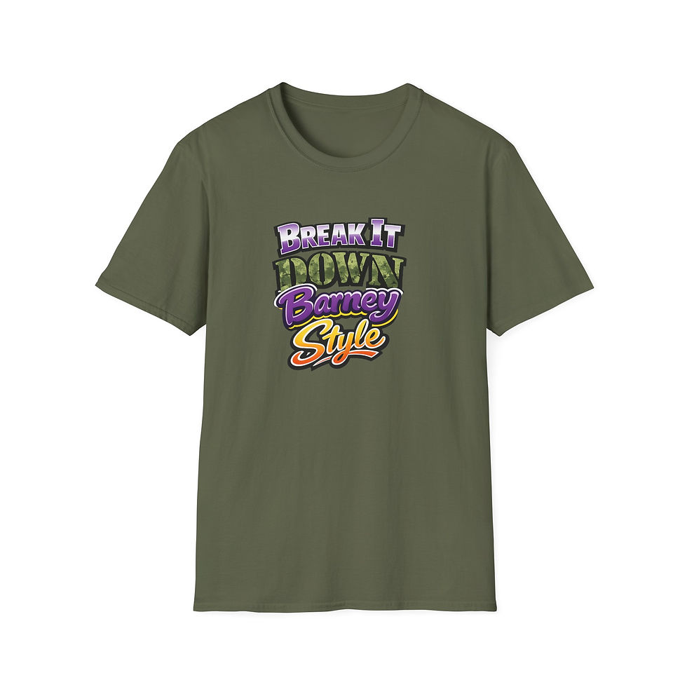 Thumbnail: Break It Down Barney Style T-Shirt