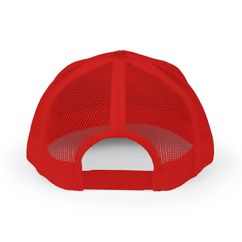 Thumbnail: Spade Emblem Snapback Trucker Cap — Embroidered Ace of Spades Hat