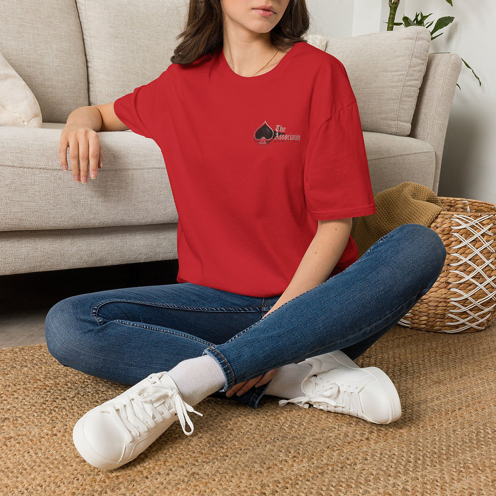 Thumbnail: Spade Logo Tee – 'The Association' Minimalist Black T-Shirt