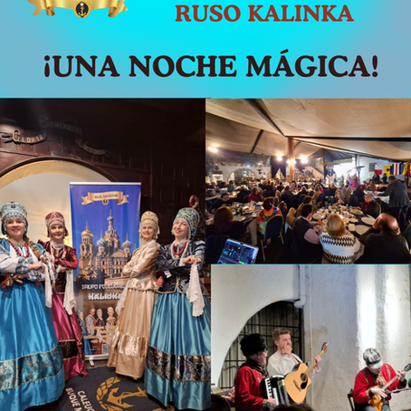 El Grupo Folclórico Ruso Kalinka deslumbró en el Buque Madre