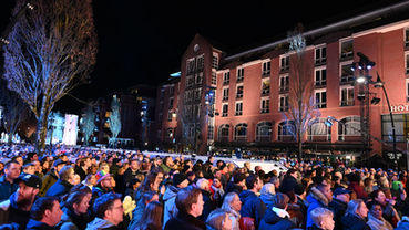 Voorbereiding op The Passion in Zeist