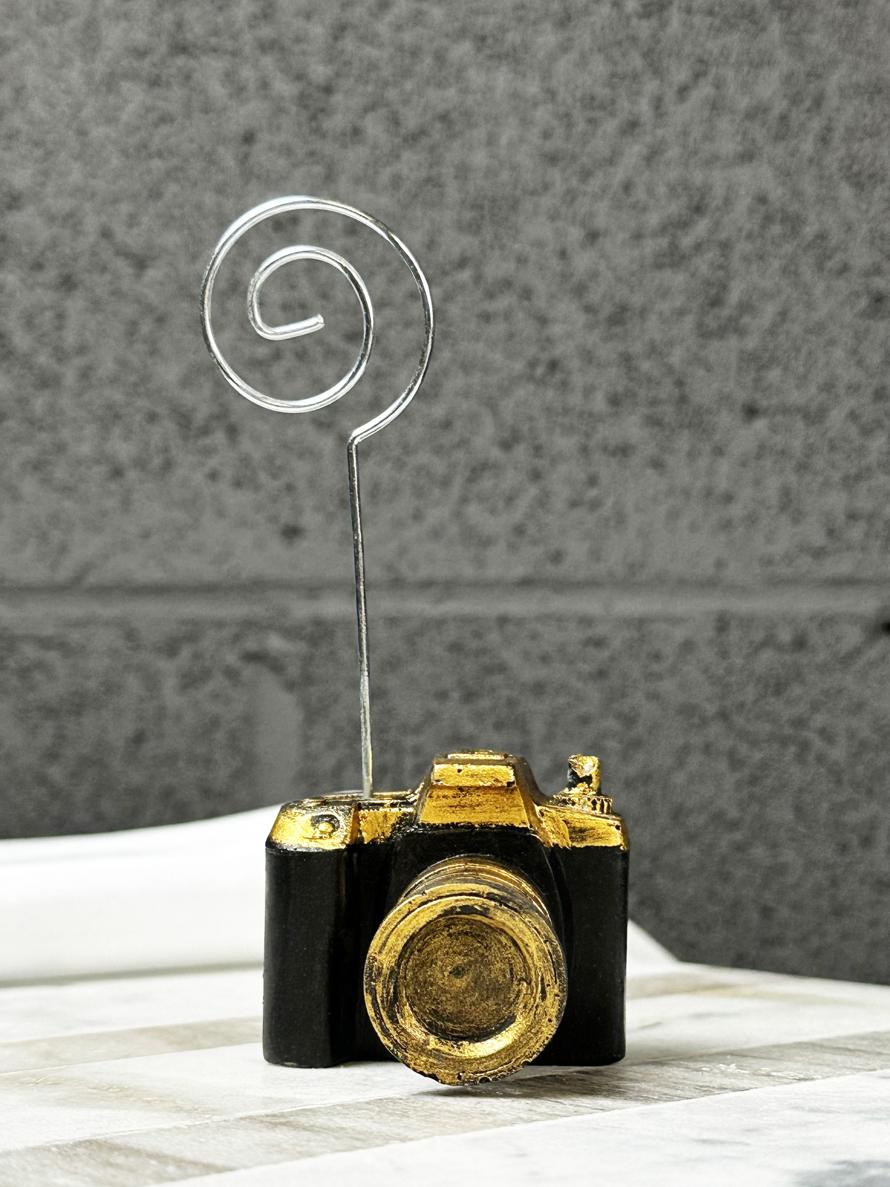 Camera Nikon Photo Holder | Card display | Camera sculpture | Table top decor