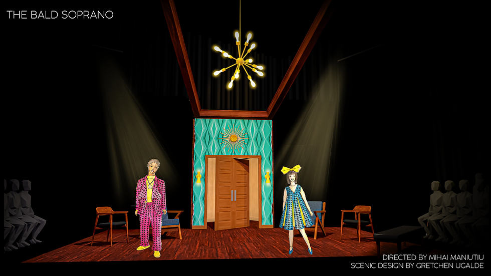 The Bald Soprano Renderings by Gretchen Ugalde