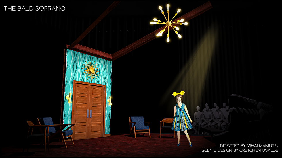 The Bald Soprano Renderings by Gretchen Ugalde