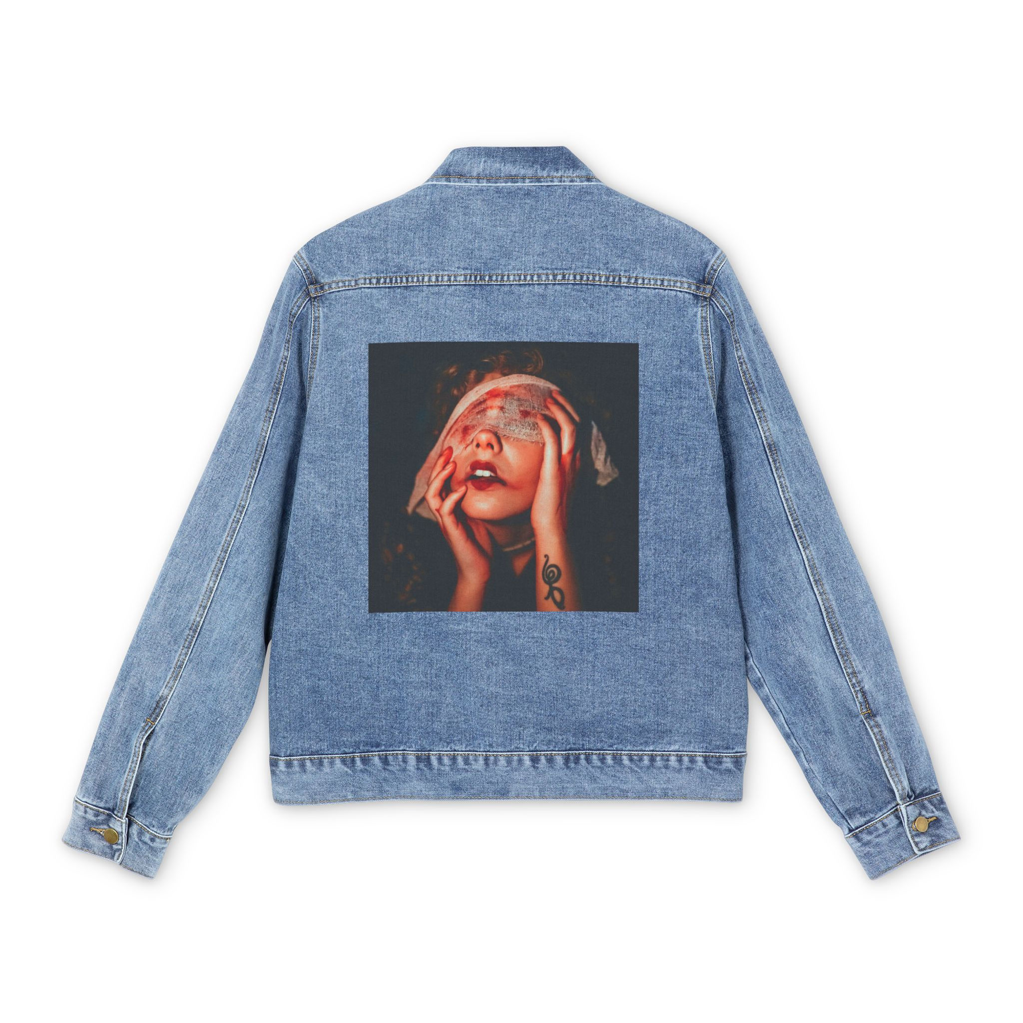 'Sightless Beauty' Denim Jacket