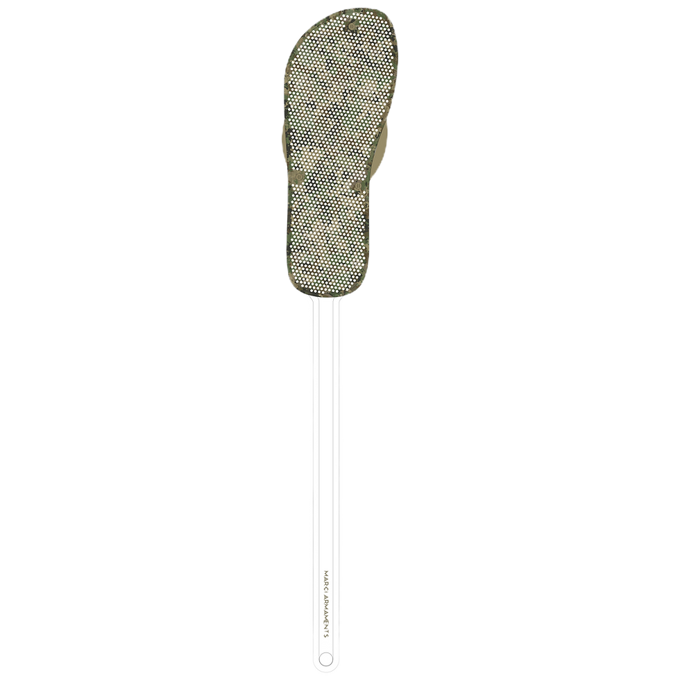Thumbnail: La Chancla Fly Swatter - Green/Tan/Brown Camouflage