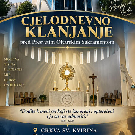Cjelodnevno klanjanje, četvrtak 8. listopada