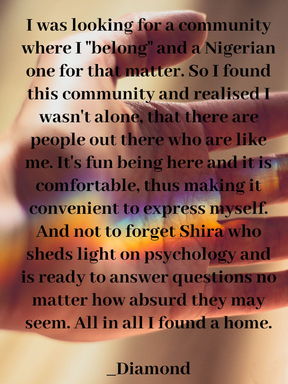 LGBTQ+ NIGERIA TESTIMONIALS