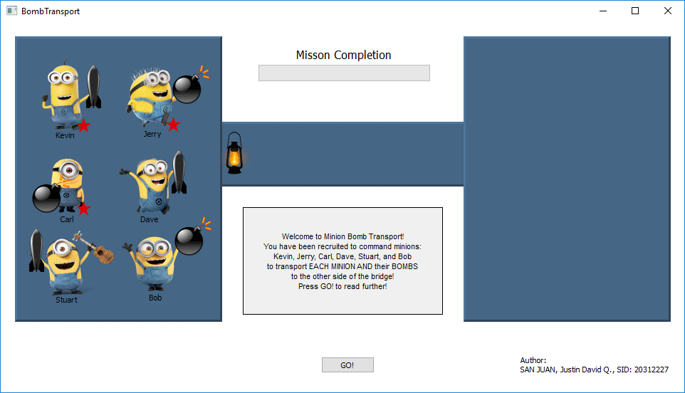 Bomb Transport Game
