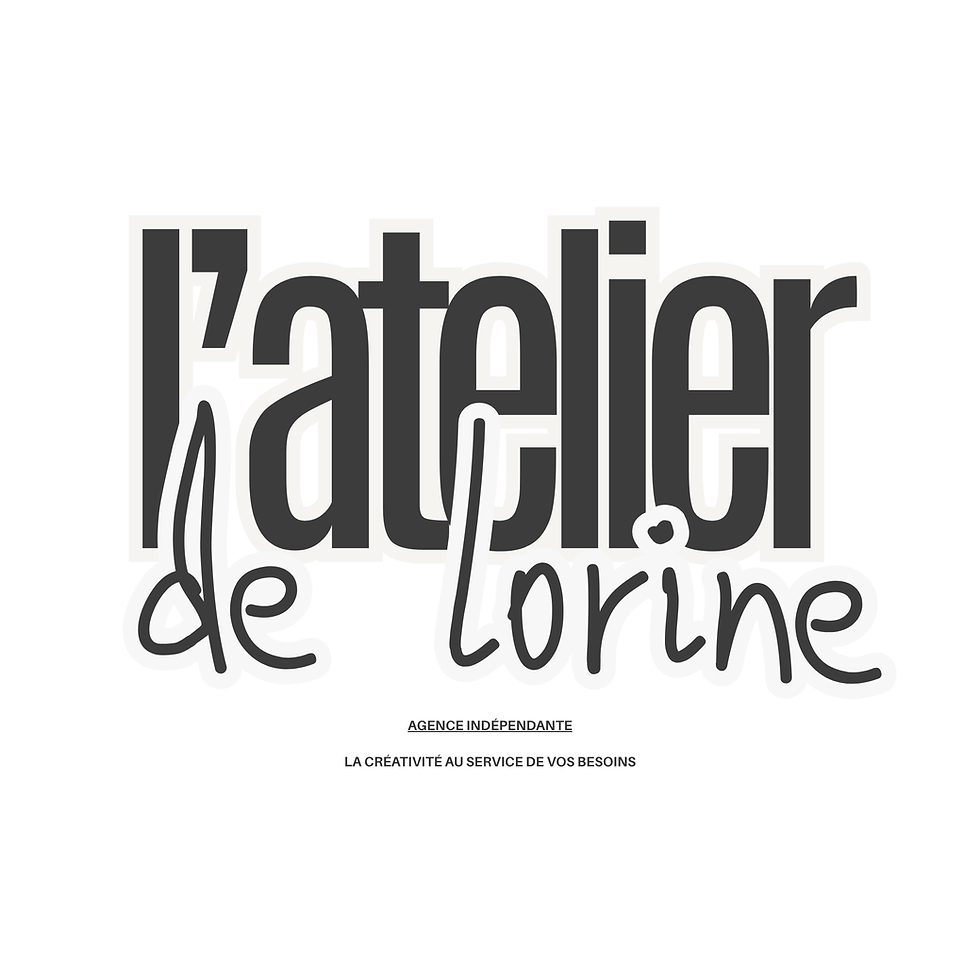 Logo L'Atelier de Lorine, agence de communication à Brive.