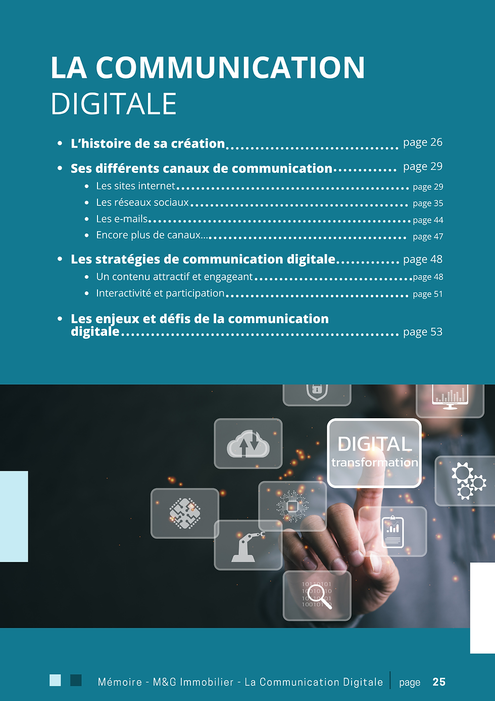 Sommaire sur la communication digitale, agence de communication à Brive.