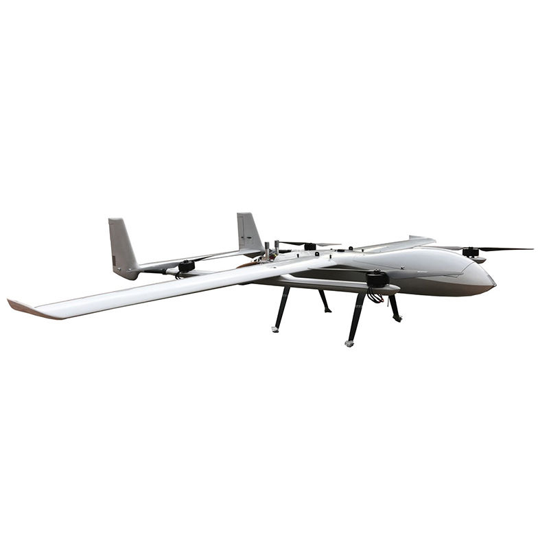 Thumbnail: 660m Range 15kg Payload Hybrid Powered VTOL UAV Fixed Wing Drone with camera