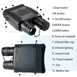 Thumbnail: []NV400B Digital Night-Vision Binocular-Telescope