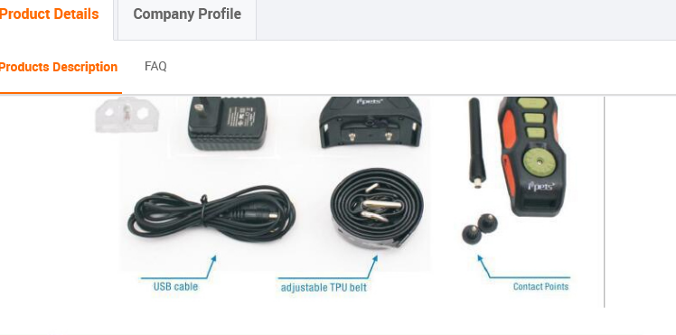 Thumbnail: []Rechargeable 600m Remote Training Collar