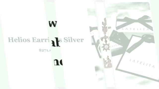 *Helios Earrings Silver