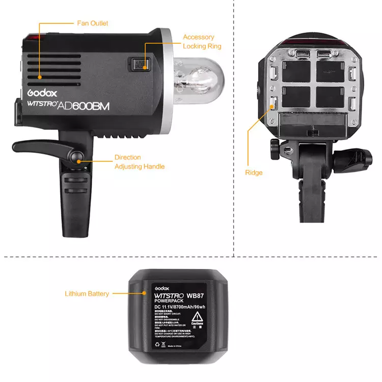 Thumbnail: AD600BM Witstro Manual All-In-One Outdoor Flash