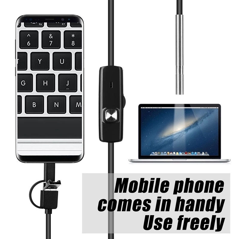 Thumbnail: AN100 3-in-1 Endoscope Inspection Camera 5.5mm Snake Camera