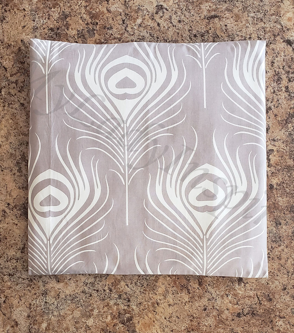 Handmade "Buddy" Organic Buckwheat Hulls Pillow with Cotton Cover