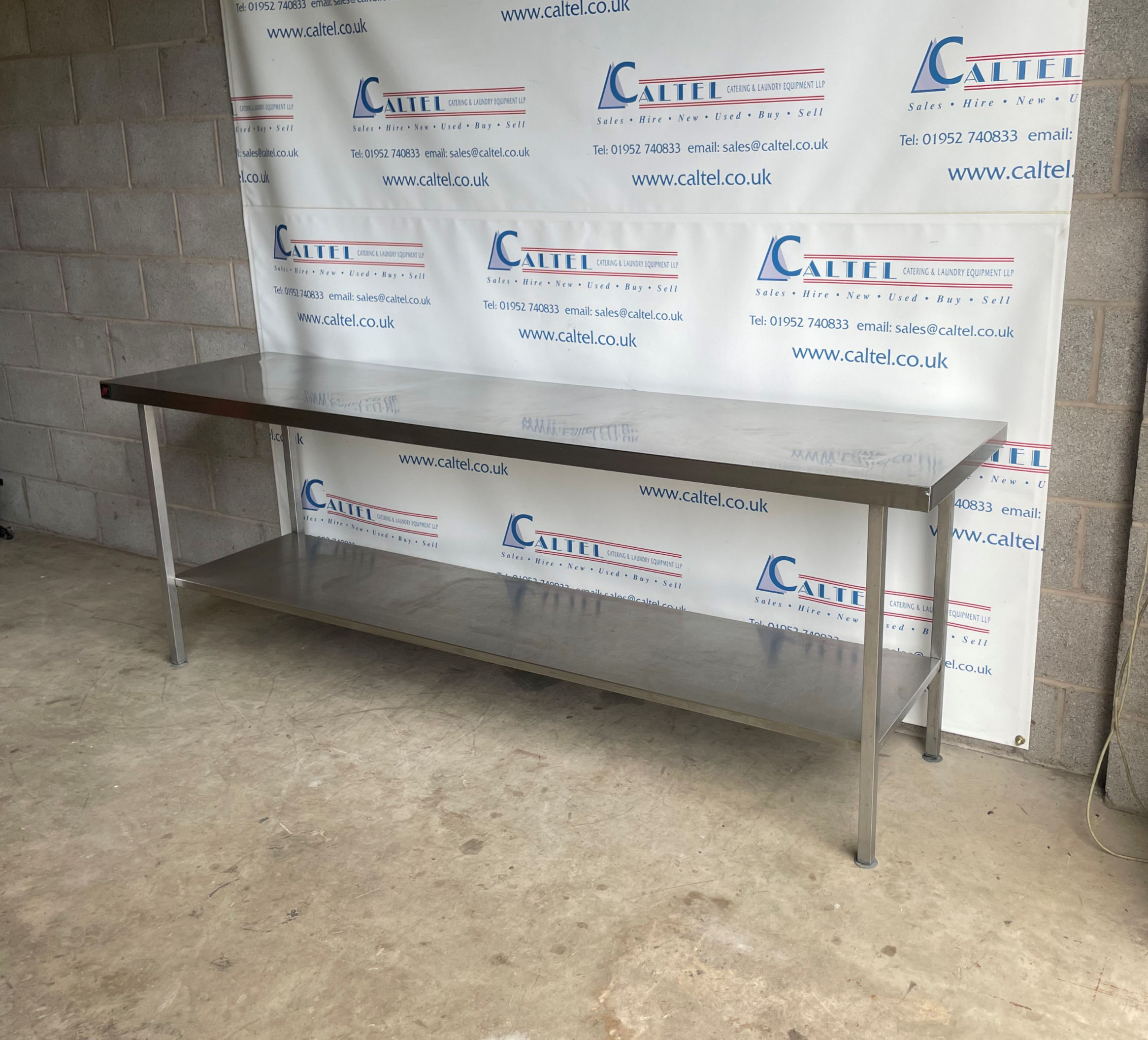 Table / Wall Bench 2400W x 600D x 870H mm