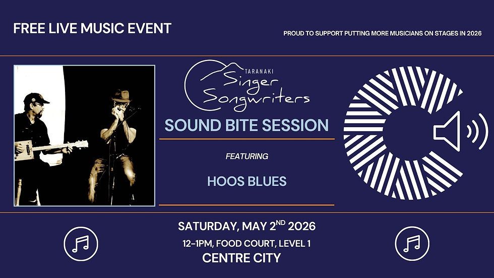 Taranaki Singer Songwriters Sound Bite Session