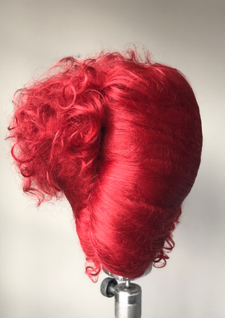 1980s Quiffed Updo