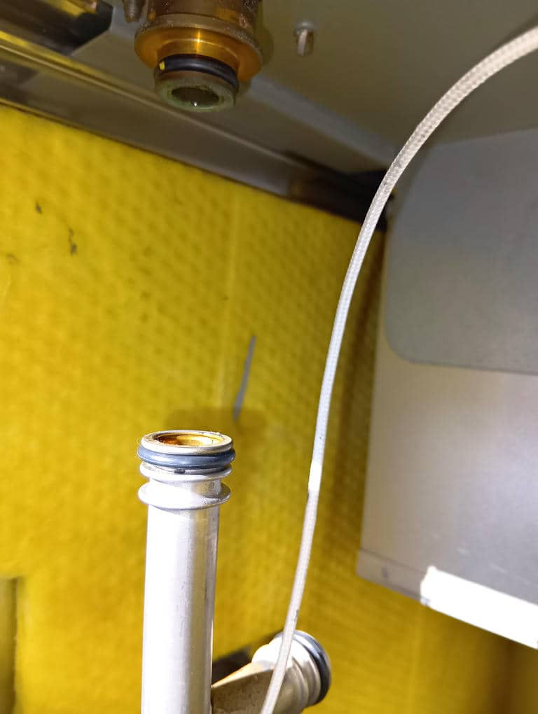 Ｏリング(３箇所)も交換