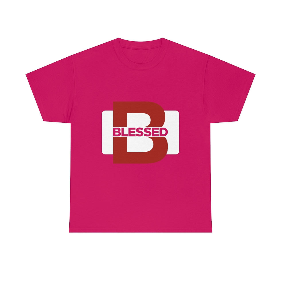 Thumbnail: BLESSED...Unisex Heavy Cotton Tee
