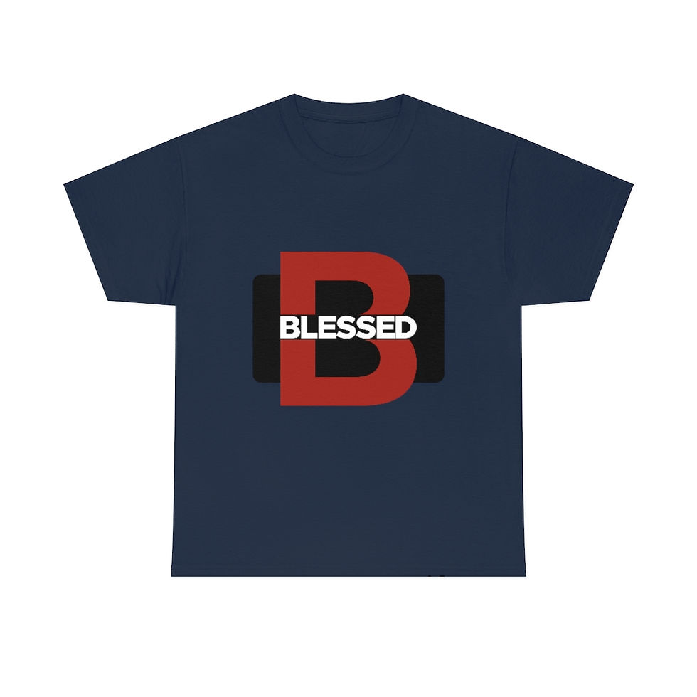 Thumbnail: BLESSED....Unisex Cotton Tee