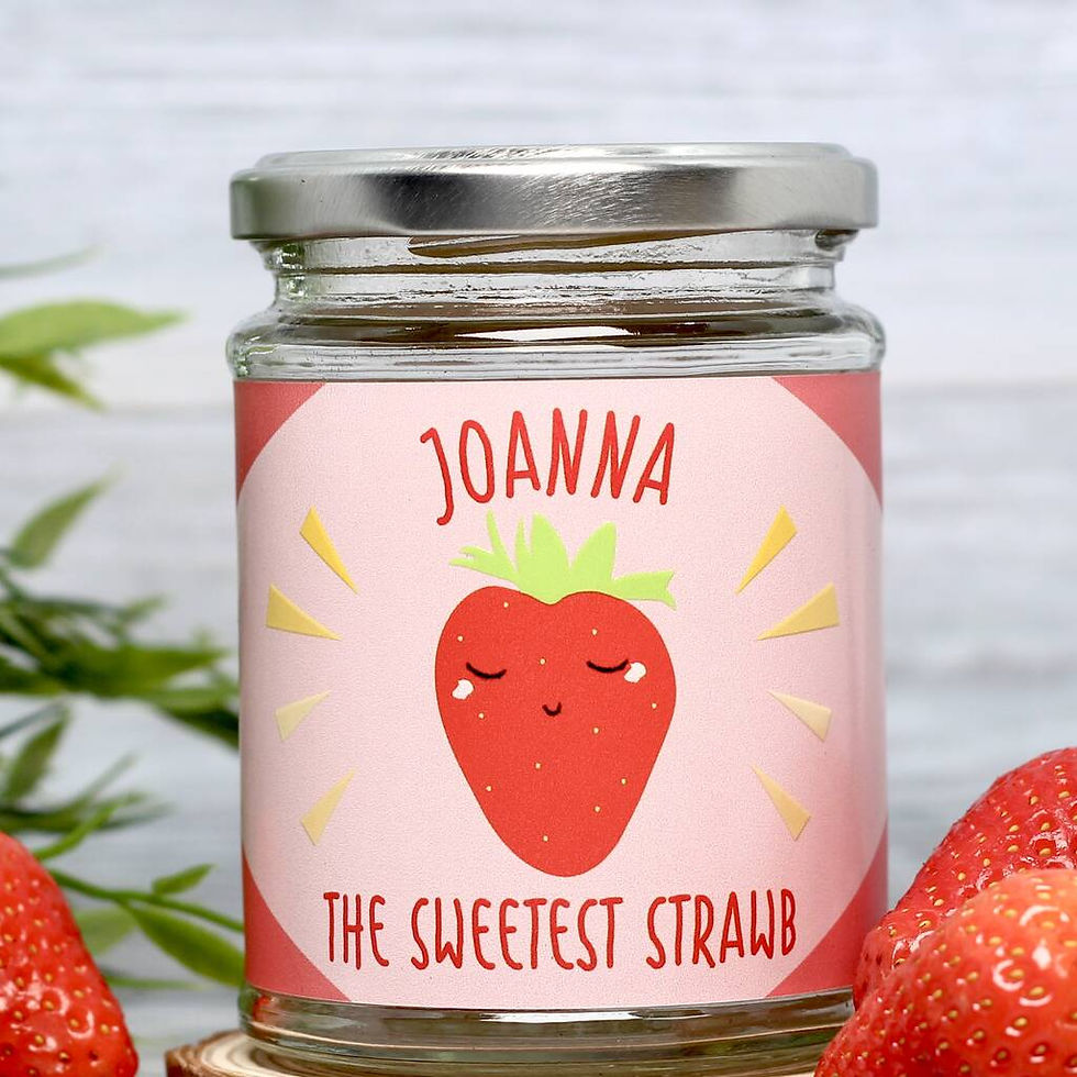 Thumbnail: Personalised Sweet Strawberry Jar Grow Kit