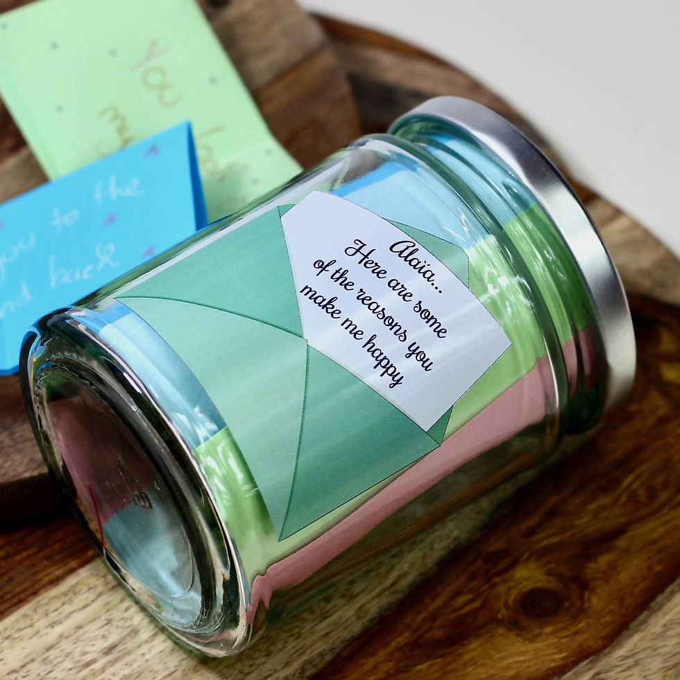 Thumbnail: Personalised Message Jar Set