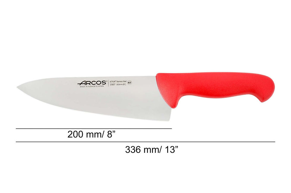 Minijatura: Arcos Kuhinjski nož 20cm crveni