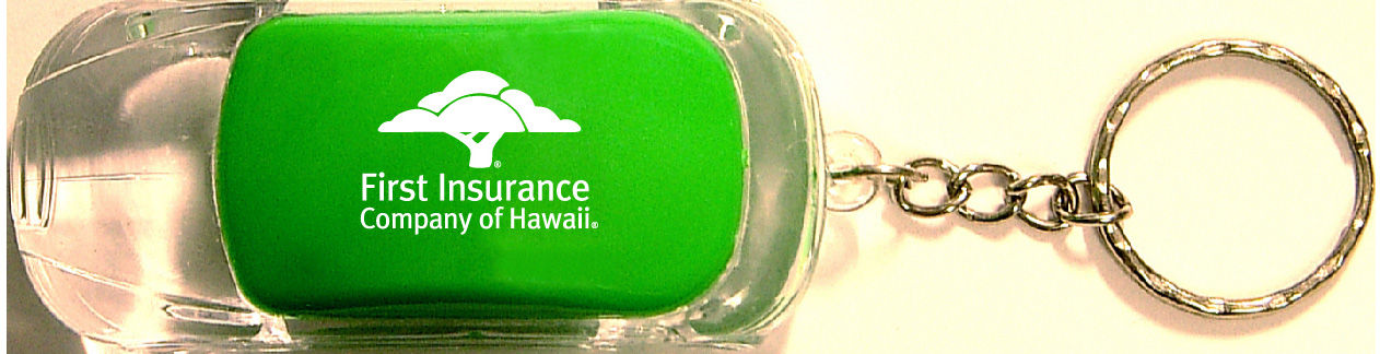 LED Car Flashlight Key Chain