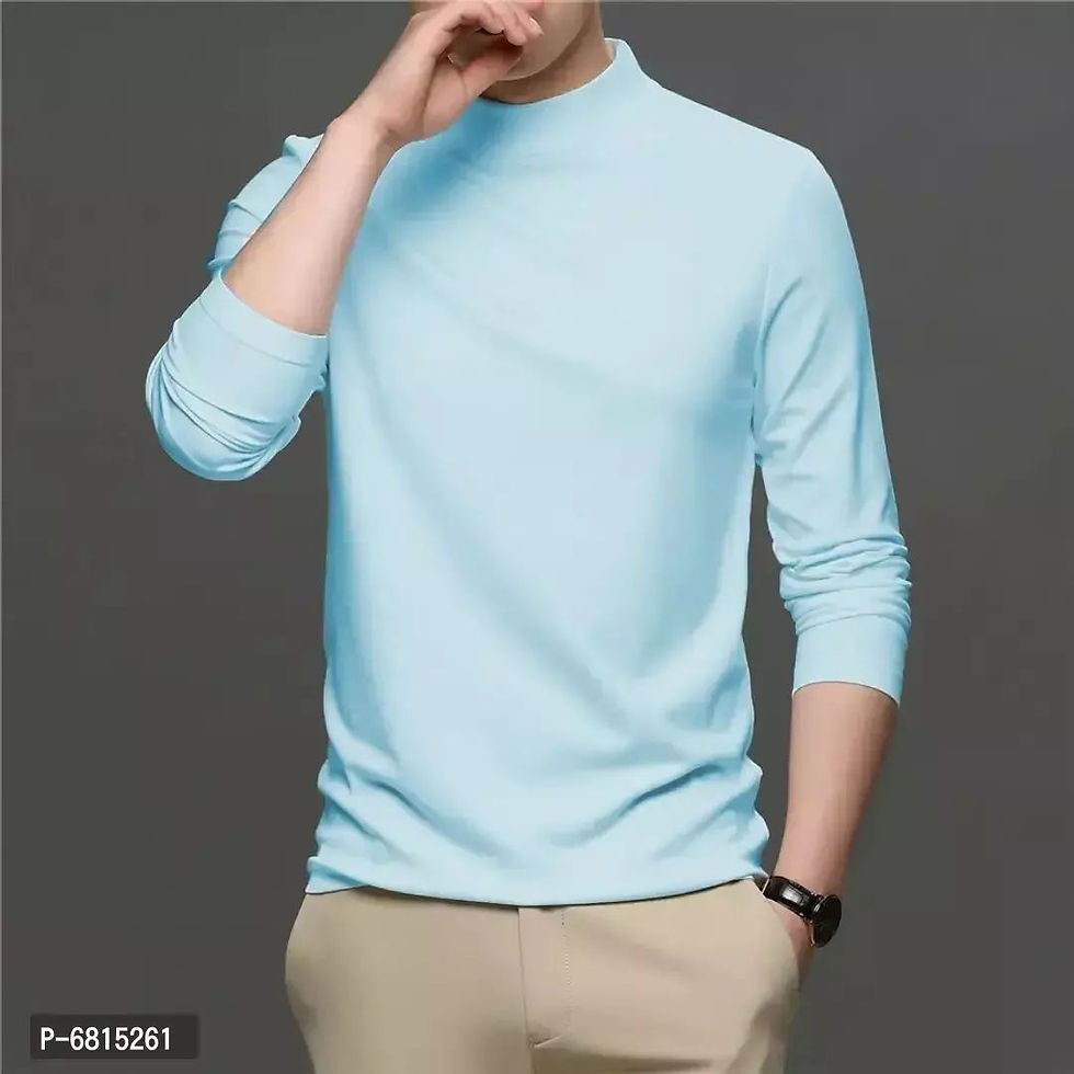 Thumbnail: Men full sleeve tshirt/high neck 