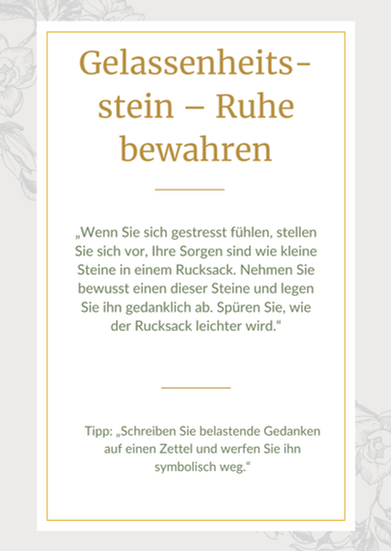 Reflexionskarte zum Thema die Kraft der Reflexionen - Wie kleine Fragen große Veränderungen bewirken.