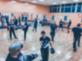 Adult kickboxing classes in Hucknall Nottingham