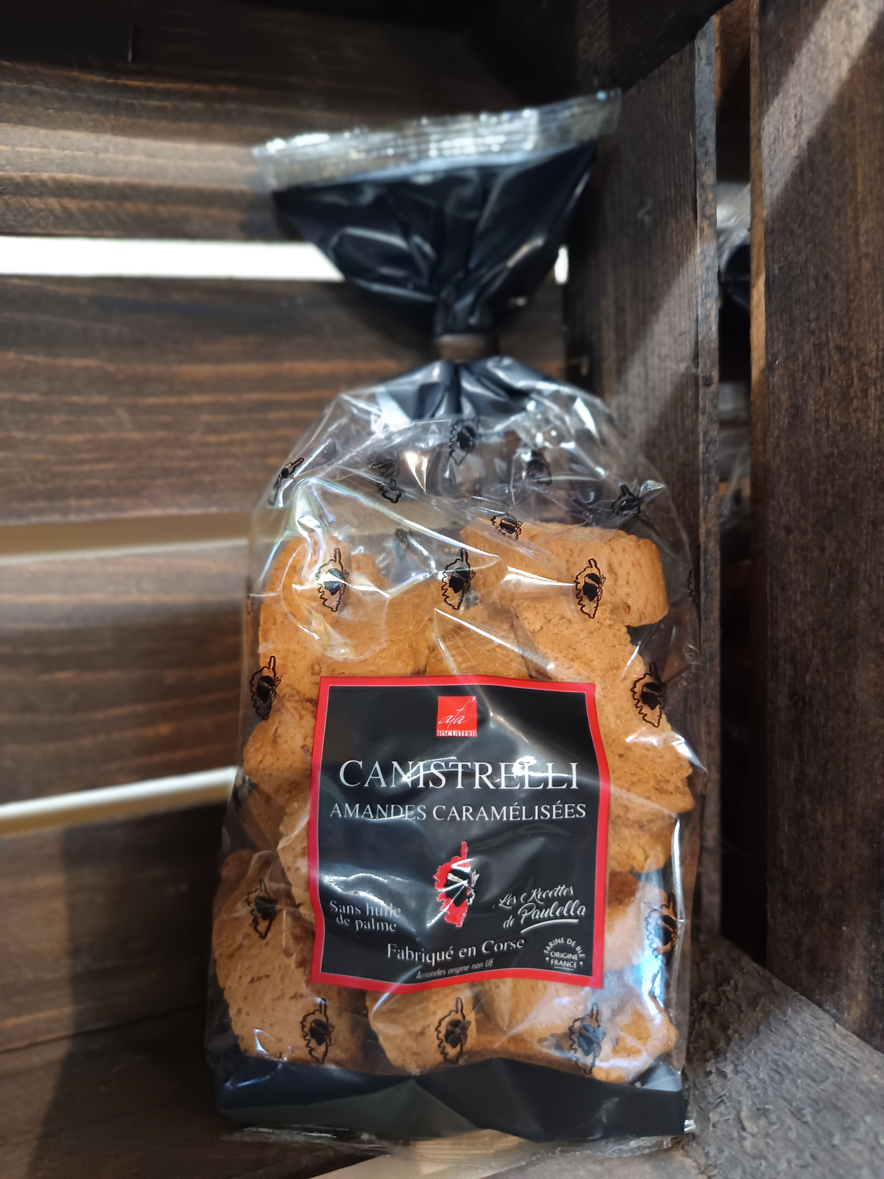 Canistrelli aux amandes caramélisées 250g