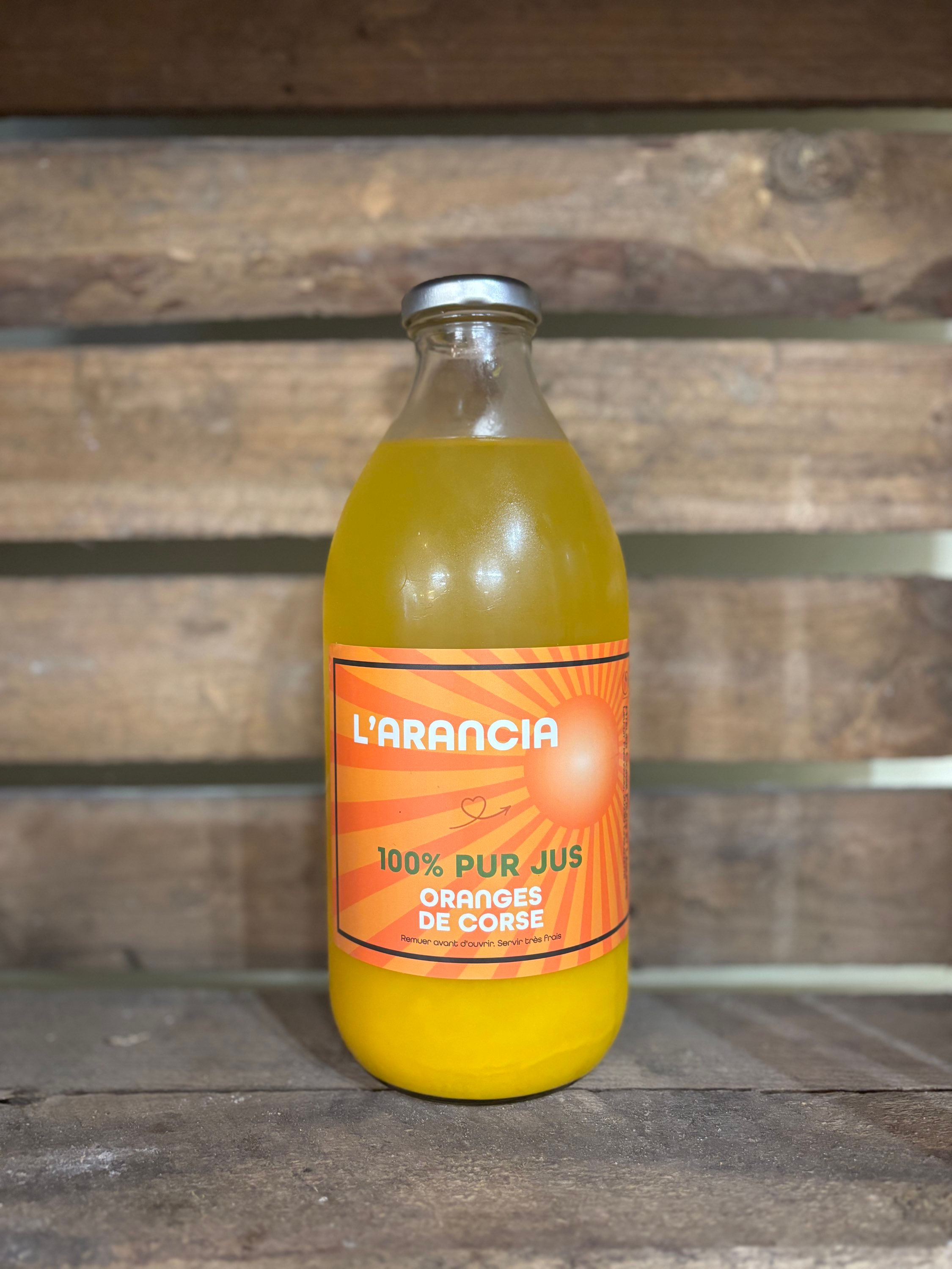 100% Pur Jus d’Oranges de Corse 1L