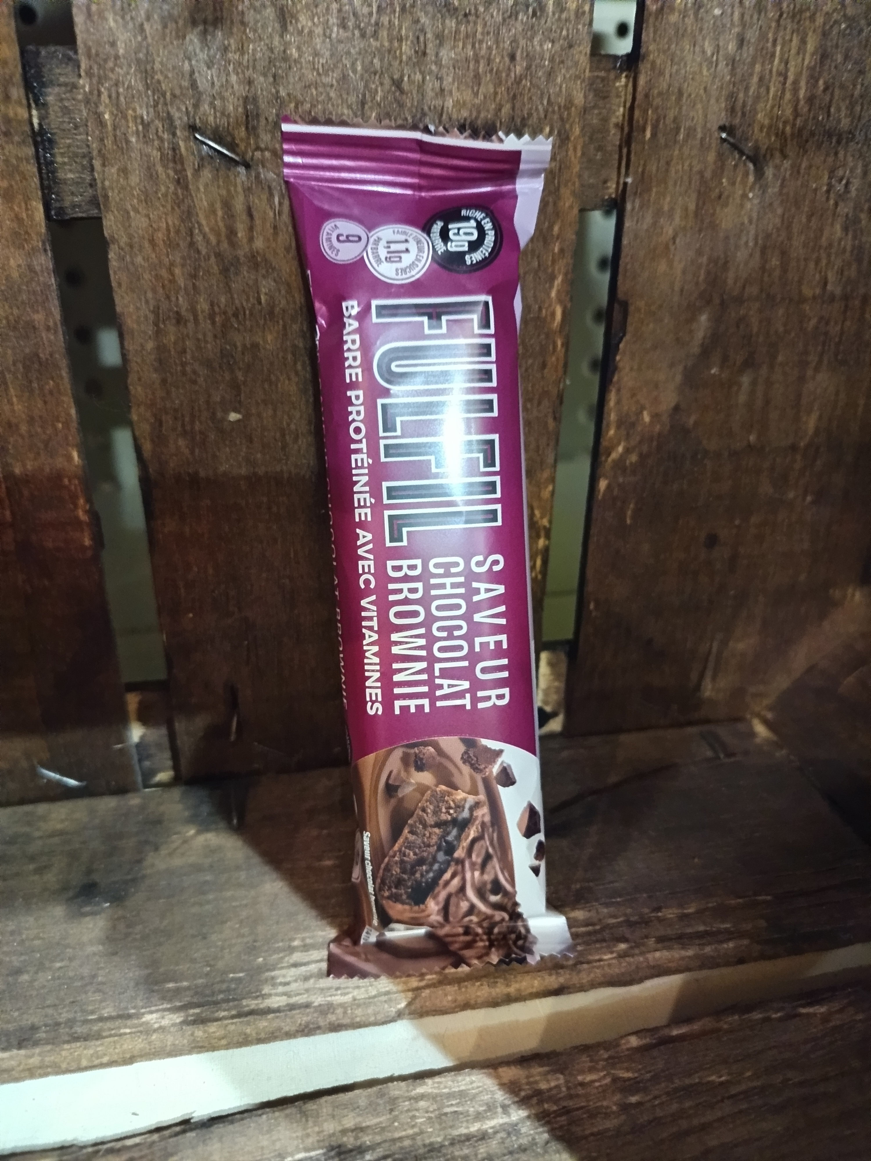 Barre proteinée 19g saveur chocolat brownie