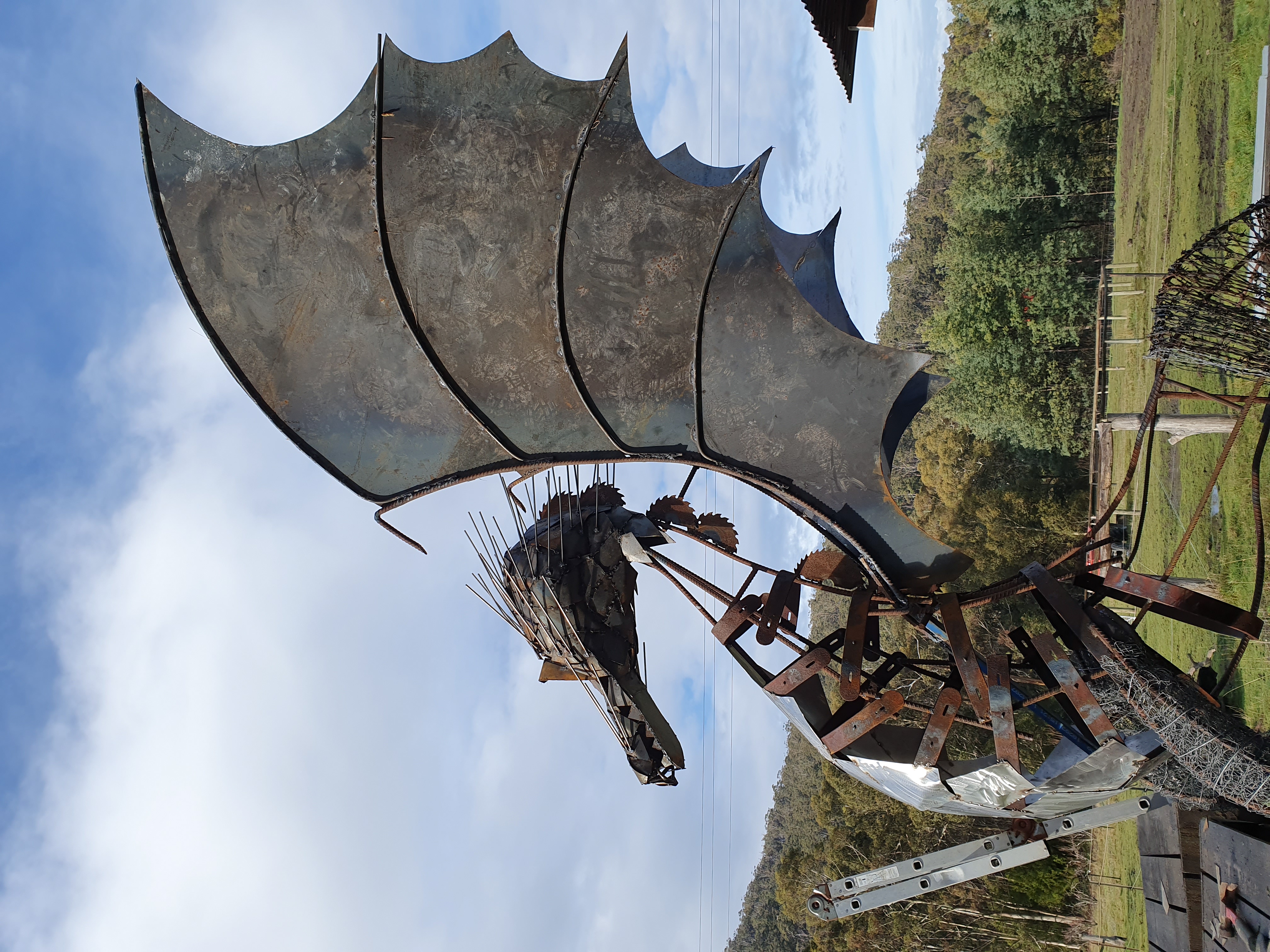 A dragon is created