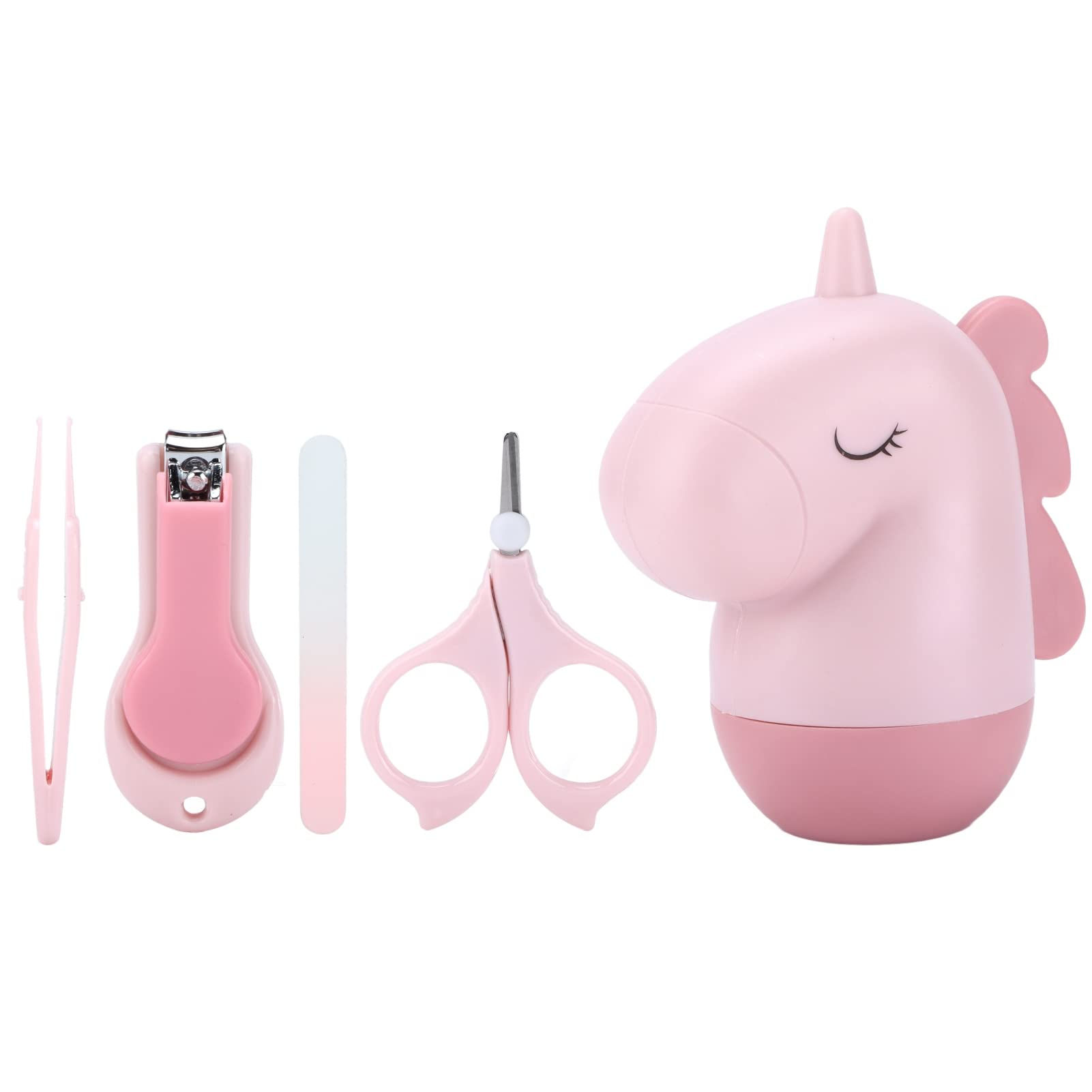 Baby Nail Kit Baby Nail Clippers Set with Cute Case Nail Clipper Scissors Tweeze