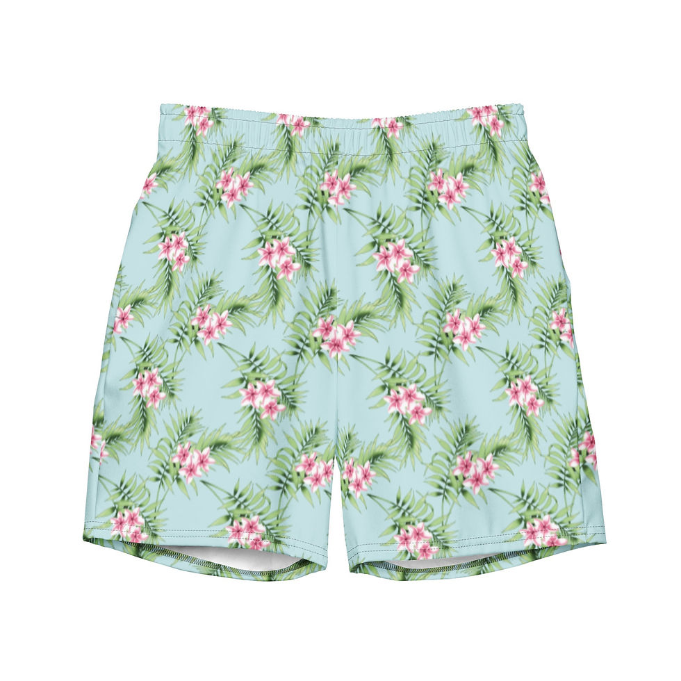 Thumbnail: Men's Floral Island Board Shorts