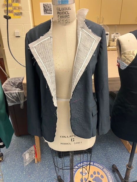 Jacket in process