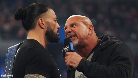 ÚLTIMA HORA: Goldberg reta a Roman Reigns por el Campeonato Universal en Elimination Chamber