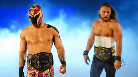 Axiom y Nathan Frazer logran tensa defensa titular en NXT Deadline
