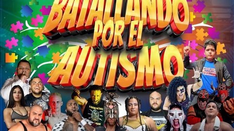 Evento de lucha libre Batallando por el Autismo este domingo