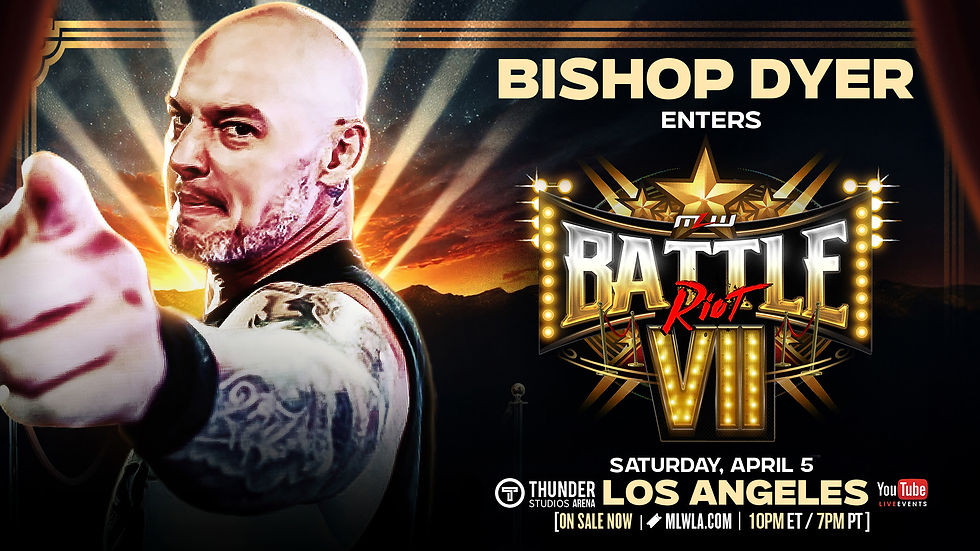 Bishop Dyer (Baron Corbin) llega a MLW como parte de Battle Riot VII.