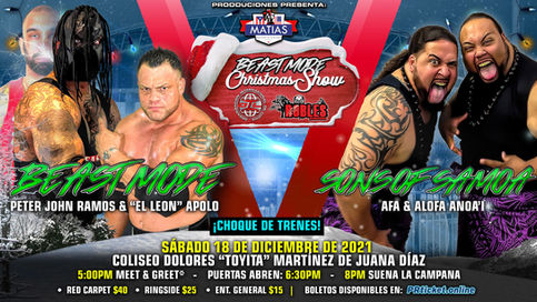 Listo Peter John Ramos para darlo todo este sábado en Beast Mode Christmas Show (VIDEOS)