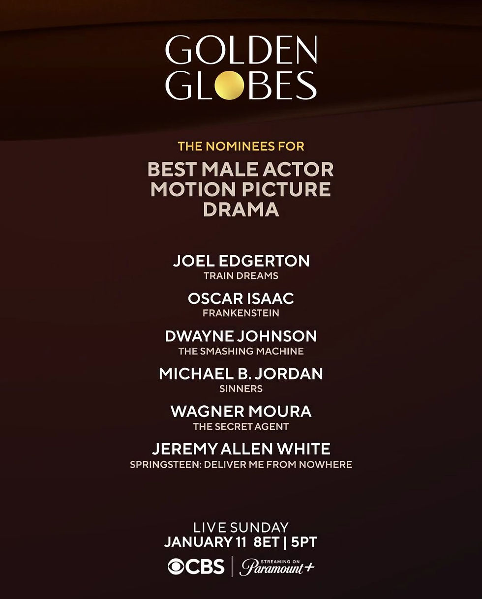 Nominados Golden Globes contra de The Rock.