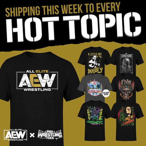 AEW anuncia asociación con la tienda Hot Topic