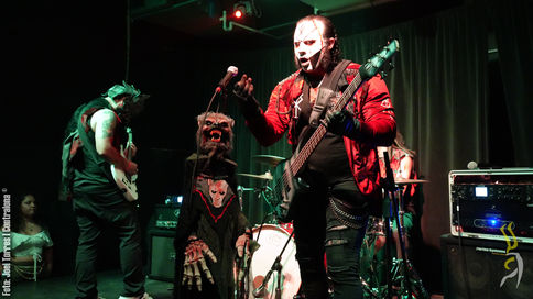 Mecha Wolf presentó su banda Monster Wolf en San Juan